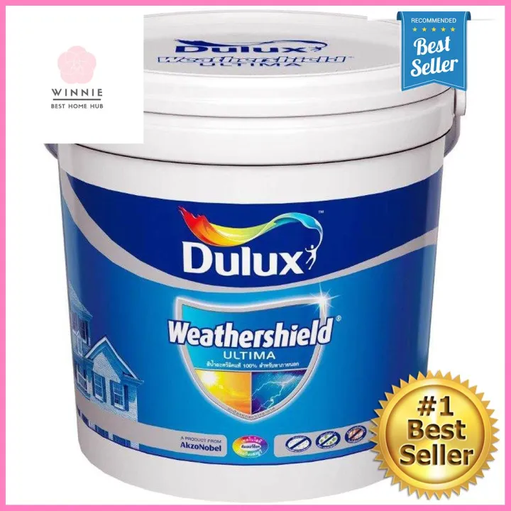 สีน้ำทาภายนอก DULUX WEATHERSHIELD ULTIMA BASE A เนียน 3 ลิตรWATERBASED
