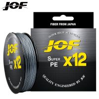 JOF 9/12 Strands 500M 300M 100M PE Braided Fishing Line tresse peche Saltwater Fishing Weave Multifilament 9/12 Threads Fishing Lines