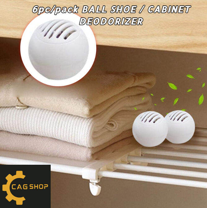 CAG Shop 6Pcs/bag Shoes Deodorant Ball 6Pcs Odor Eliminator Ball
