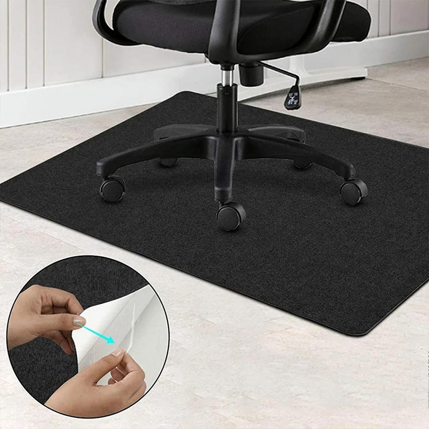 PVC Clear Computer Chair Mat for Hard Floors/Carpet Tiles 120 x 90cm  *Warranty* 