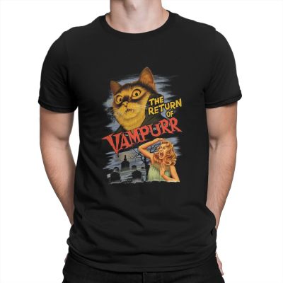 Cat The Return Of Vampurr Horror Halloween MenS Tshirt Screaming Fashion T Shirt Original Sweatshirts New Trend