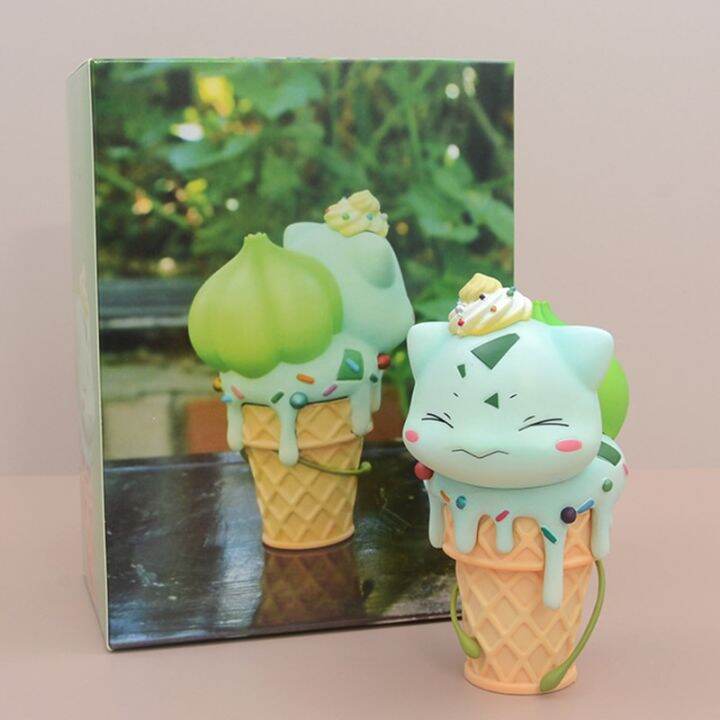 zzooi-pikachu-bulbasaur-psyduck-snorlax-action-figures-pokemon-ice-cream-series-anime-toy-cartoon-model-doll-collectible-ornament-gift