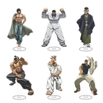 Hanma Yujiro Figure, Standing Sign Fans, Anime Baki Hanma, Kaioh Retsu