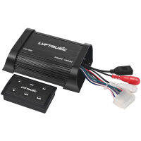 Luftmusic Bluetooth Amplifier Marine Amp Full Range, Class A/B, Wireless Remote, Aux-in, USB-in for Bikes, Motorcycle, Golf Cart, ATV, RZR, Tractor, Hot Tub