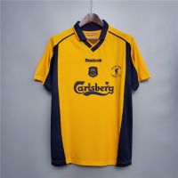 ☒✿ เสื้อฟุตบอล Liverpool Away สไตล์เรโทร 00-01