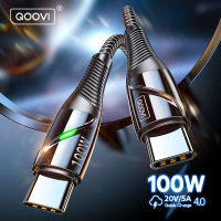 QOOVI 3M PD 100W USB C ถึง USB Type C สายสำหรับ MacBook แล็ปท็อป USB-C Charger Fast CHARGING สำหรับ Xiaomi Huawei Samsung สายชาร์จ-asdewrwerds