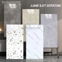 ﹉✚ Self-adhesive Waterproof Faux Tile Wall Sticker Wallpaper Bathroom MarbleStickerRefurbishmentSelf-adhesive Background Wall Paper