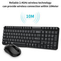 Hot Rapoo Wireless Mouse And Keyboard Combo สำหรับ PC แล็ปท็อปเดสก์ท็อปแท็บเล็ตฮิบรูรูปแบบภาษาอาหรับ