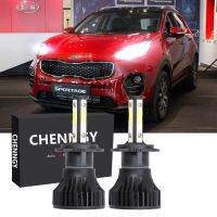 2PC 4ด้านข้าง H7 6000K ไฟหน้ารถมอเตอร์ไซค์แบบ LED หลอดไฟแปลงชุดสำหรับ Kia Sportage (SL) (2011 - 2016) อุปกรณ์เสริม