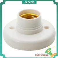 OKDEALS Plastic Shell Fixing Adapter Ceiling Light Conversion Lamp Holder E27 Converter Bulb Base