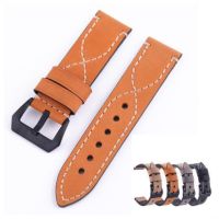 ▶★◀ Suitable for Panerai Panerai watch strap genuine leather mens PAM111 441 crazy horse leather mens and womens leather watch strap accessories