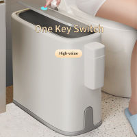 Joybos Trash Can Bathroom Garbage Bag Holder Rubbish Bin Recycling Waste Bins for Kitchen Bucket Crack Press Type Dustbin