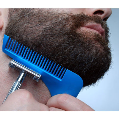 1 Pc Mens Beard Care Appearance Moustache Moulding Hairdressing Plastic Hair Shaping Styling Template Ruler Combs Tool