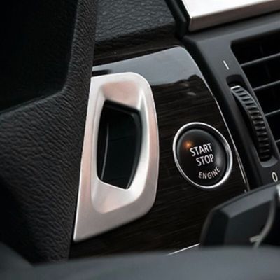 Cincin Lubang Ki Otomatis Panel Ki Menyala Stiker Penutup Rangka Pemangkas Untuk BMW X5 X6 E70 E71 Mobil Dekorasi