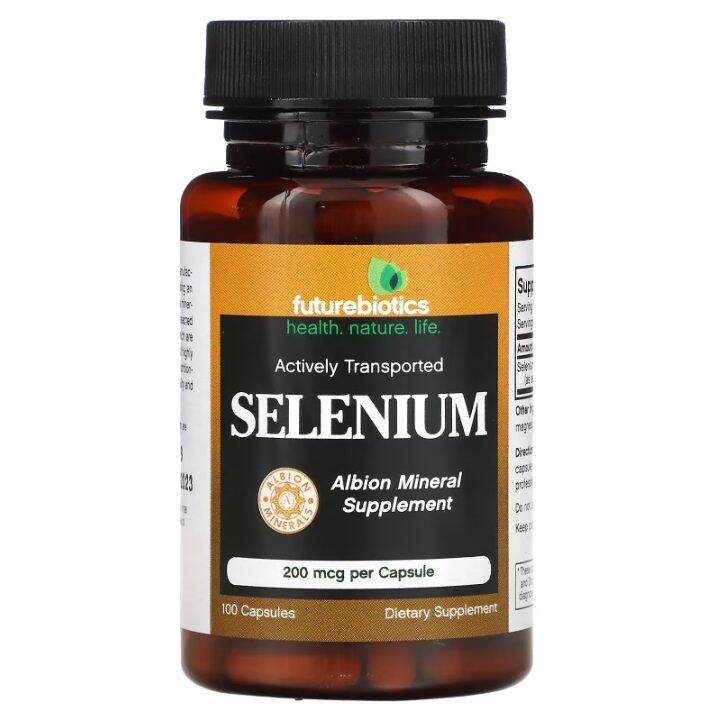 FutureBiotics, Selenium, Antioxidants, 200 mcg, 100 Capsules Lazada PH