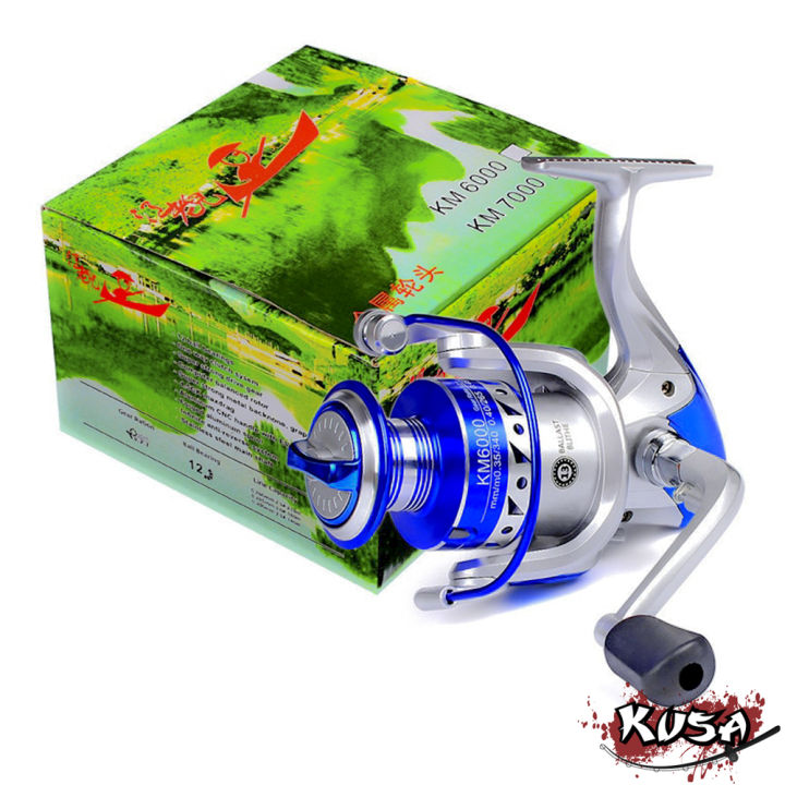 อุปกรณ์ตกปลา-kusa-รอก-รุ่น-km-รอกตกปลา-รอกสปินนิ่ง-spinning