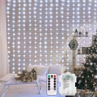 LED String Lights Christmas Decorations USB Battery Wedding Fairy Garland Curtain 3M Lamp For Bedroom Window Holiday Outdoor