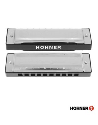 Hohner ฮาร์โมนิก้า คีย์ Bb รุ่น Silver Star / 10 ช่อง (Harmonica Key Bb, เมาท์ออแกนคีย์ Bb) + แถมฟรีเคส ** ฮาร์โมนิก้าซีรีย์ที่ขายดีทีสุด **