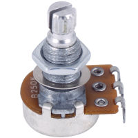 Paramount H30 ปุ่มหมุนวอลุ่ม B250K Ohm ก้านยาว ขนาดเล็ก (Electric Guitar Potentiometer Split Shaft Linear Taper Switch Volume Tone / Long Shaft)