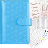 A6 Budget Binder Notebook with Zipper Cash Envelopes for BudgetingMoney Bill Organizer for CashBudget Planner for Saving Money