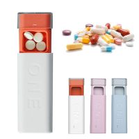 [HOT ZUQIOULZHJWG 517] สุขภาพแบบพกพา Pill Box Travel Pill Case กล่องยา Travel Medicine Travel Case Mini น่ารัก Storage Organizer พลาสติก Pill Box