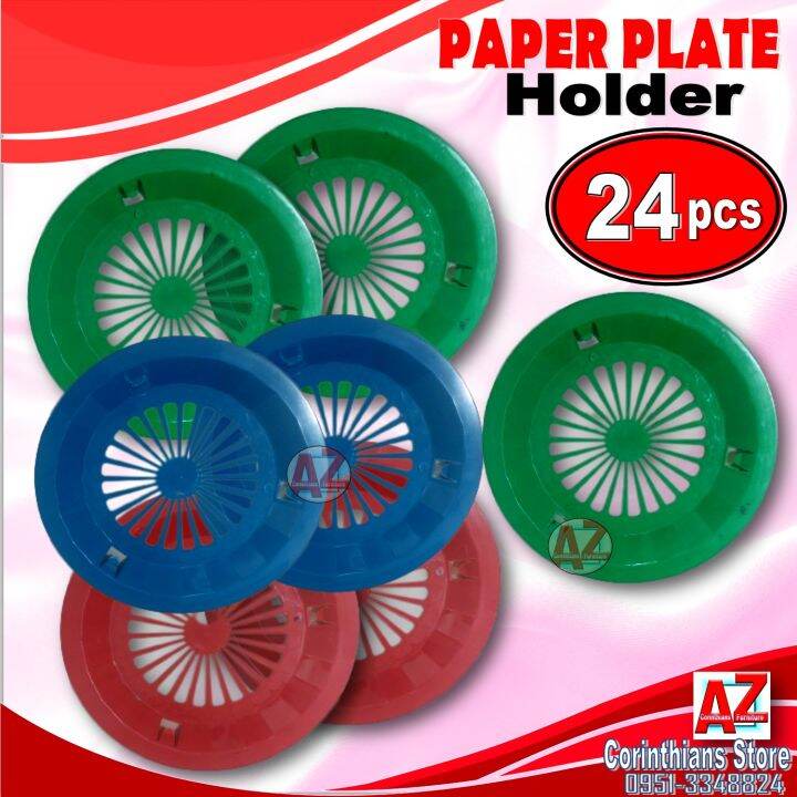 Paper Plates Holder reusable (24 pcs ) Lazada PH