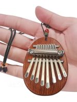 【YF】 thumb piano 8 tone mini kalimba crystal transparent finger portable beginner instrument