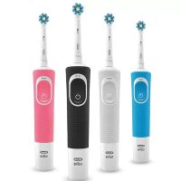 HOKDS Oral B D100 Vitality Electric Toothbrush 2D Left-right 7 600RPM Rotation Inductive Charger Fully Waterproof 2Mins Timer