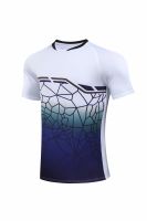 New Polyester Badminton t shirt MenWomens , sports badminton clothes ,Table Tennis t shirt , Qucik dry Exercise shirt