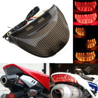 รมควัน A ไฟท้าย12V ไฟเบรครถจักรยานยนต์พร้อมไฟเลี้ยว LED สำหรับ2003-2006 Honda CBR600RR 2004-2007 CBR1000RR ทนทาน