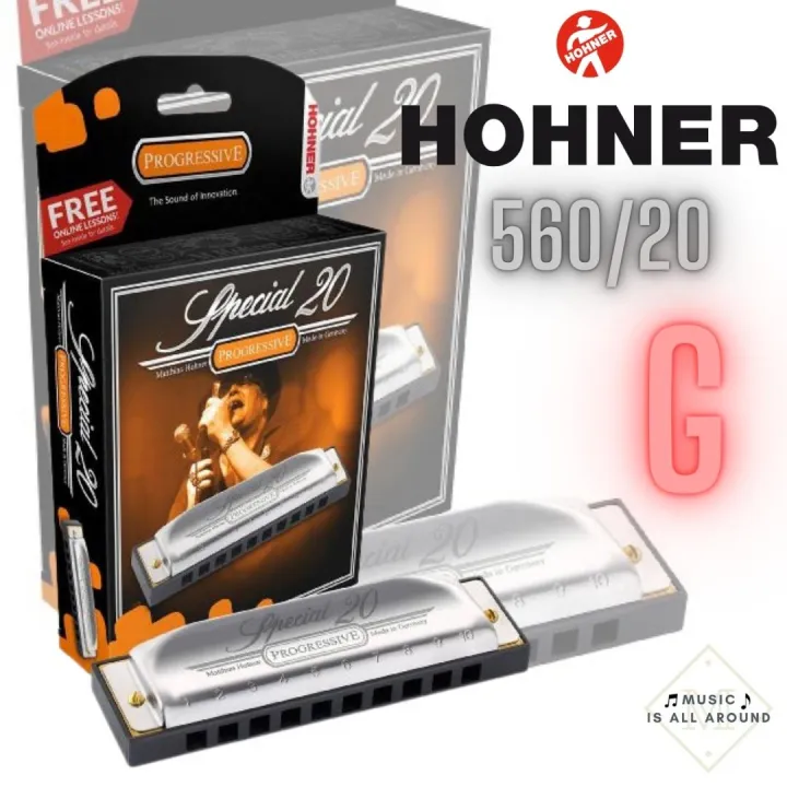 ฮาร์โมนิก้า (เม้าท์ออร์แกน) Hohner รุ่น Special 20 Harmonica 560/20 Key