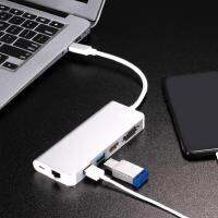 【Hot-Selling】 Aziz Electronics แปลงสำหรับ MacBook ฮับ USB 6จิตที่เข้ากันได้กว้างสะดวกฮับต่อพ่วง