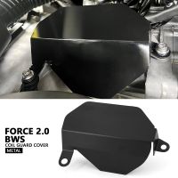 ฝาครอบโช้คมอเตอร์ไซค์สีดำใหม่ฝาครอบป้องกันขดลวดสูงสำหรับ YAMAHA FORCE Force FORCE Force 2.0 /Bws