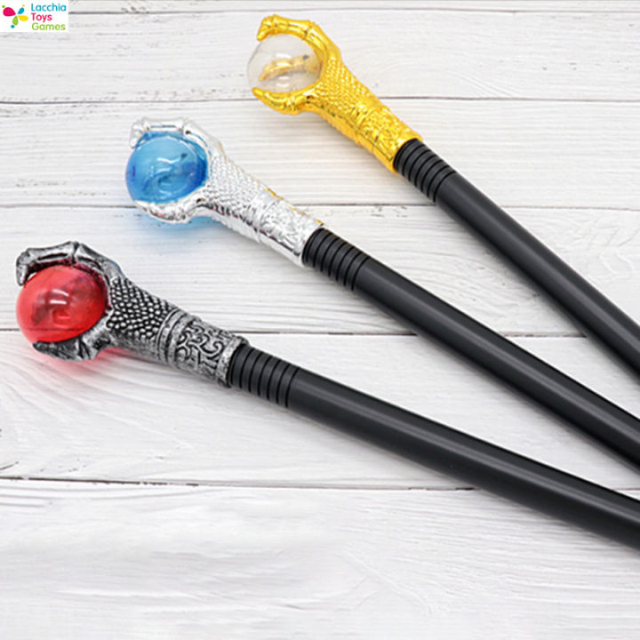 lt-hot-sale-halloween-scepter-cane-prop-decoration-claw-with-ball-wizard-witch-wand-kids-cosplay-dress-up-accessories-ซื้อทันทีเพิ่มลงในรถเข็น1-cod
