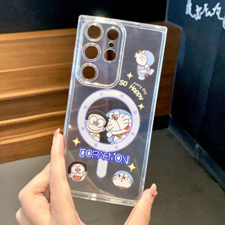 shine-electron-อนิเมะอิเล็คทรอนิคส์-เคสแม่เหล็กติดโทรศัพท์ลายการ์ตูนน่ารักสำหรับ-magsafe-เคสสำหรับ-s22-samsung-galaxy-s21-s23พิเศษ5g-ฝาหลัง-funda