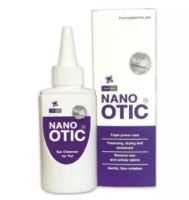 NANO OTIC 120 มล น้ำยาเช็ดหู ล้างหู สุนัข-แมว นาโน โอทิค น้ำยาเช็ดหูหมา 120 มล.