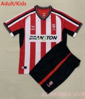 เสื้อกีฬา Lincoln City Home 23-24ชุดเจอร์ซี่ฟุตบอลคุณภาพแบบไทยสำหรับเด็กและผู้ใหญ่