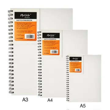 Blank Notebook 600 Pages for Student Drawing Book A6 A5 Sketchbook Super  Thick Hand-painted White Paper Daily Planner