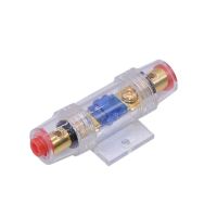 High current forkbolt car fuse holder modified car audio speaker fuse box 30A40A50A60A80A100A200A cylindrical fuse Fuses Accessories