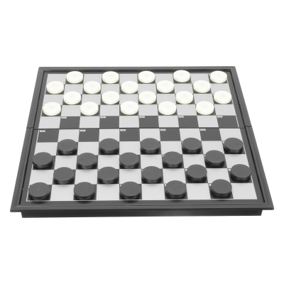 เกมหมากรุกพับเด็กการศึกษาเกมกระดานแม่เหล็ก Pleasure Checkers Mini ชุดหมากรุกแม่เหล็ก-Gothi2