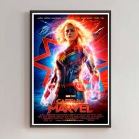 Captain Marvel Poster (2019) โปสเตอร์ กัปตันมาร์เวล / ภาพยนตร์ลำดับที่ยี่สิบเอ็ดในจักรวาลภาพยนตร์มาร์เวล