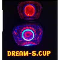 โครมไฟ+หลอดโปรเจคเตอร์ สำหรับรุ่น Dream super cub **มีโค้ดลดค่าส่ง**