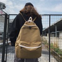 【CW】 School female white kawaii rucksack Korean high school girl schoolbag computer compartment backpack travel bag