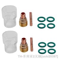 hk✖  7Pcs/Set  12 Glass Cup Stubby Collets Gas Tig Welding Torch Wp-9/ 20/ 25  Accessories