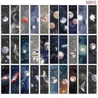 30pcs Planet Bookmarks Paper Page Notes Label Message Card Creative Reading Book Marker Art Practical School Supply Stationery