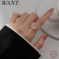 {BUSA Fashion Accessories} WANTME 925เงินสเตอร์ลิงแฟชั่นเกาหลีสังเคราะห์มุกวัยรุ่นพรรคแหวนนิ้วสำหรับผู้หญิงที่เรียบง่ายในชีวิตประจำวันเครื่องประดับของขวัญ2022