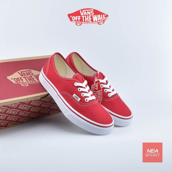 Vans Authentic Classic Red รองเท้า แวนส์ แท้ ได้ทั้งชายและหญิง