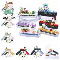 OSSMAX ป้ายทะเบียนที่จอดรถชุดวัสดุ Diy Kawaii สัญลักษณ์จอดรถทำด้วยมือทนทานเลขเรืองแสงรถป้ายหยุดชั่วคราว