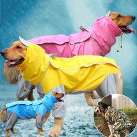 Large Dog Raincoat Jumpsuit Rain Coat for Big Dogs Cloak Lador Waterproof Golden Retriever Jacket XL-5XL