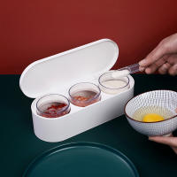 Kitchen Seasoning Jar Set Simple Seasoning Box Plastic Seasoning Storage Box Household Seasoning Box